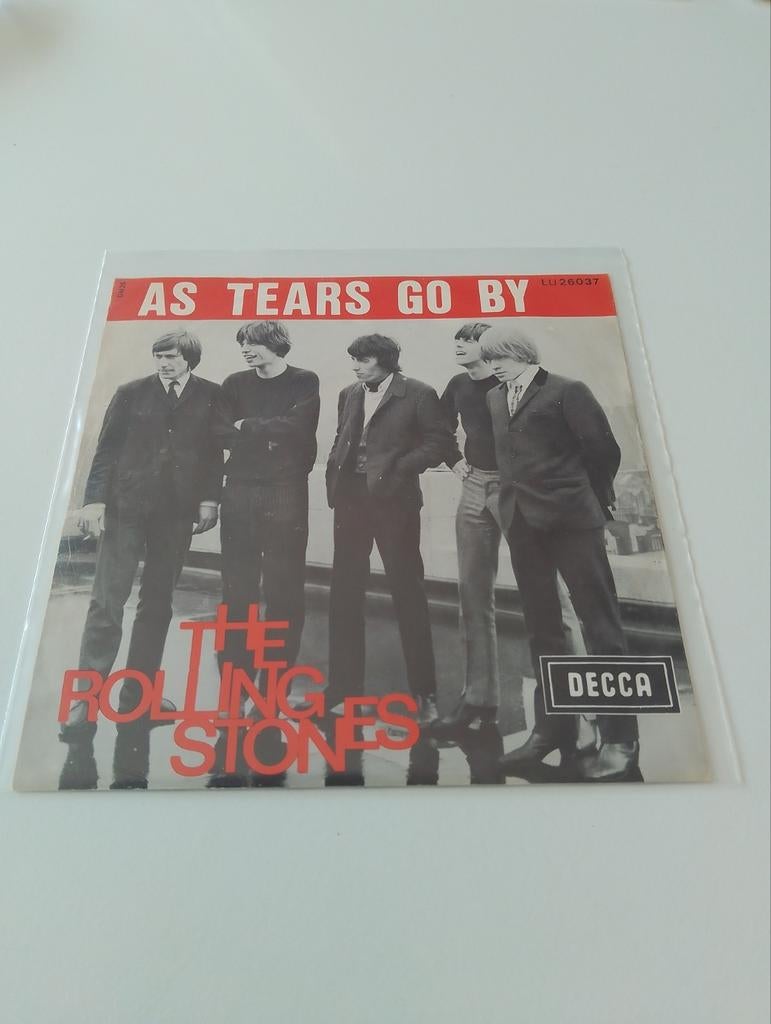Thé rolling Stones - As tears go by 1966 Belgium, Cd's en Dvd's, Vinyl Singles, Ophalen of Verzenden, Zo goed als nieuw