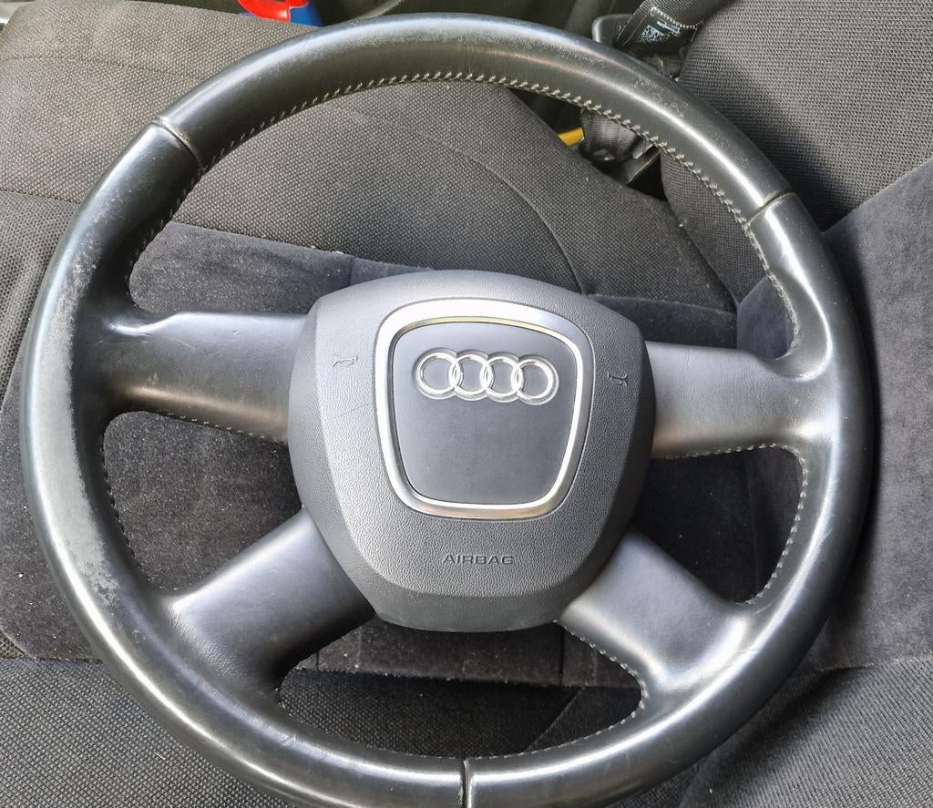 Volant Audi A3, A4 + airbag, Autos : Pièces & Accessoires, Commande, Audi, Utilisé, Enlèvement ou Envoi