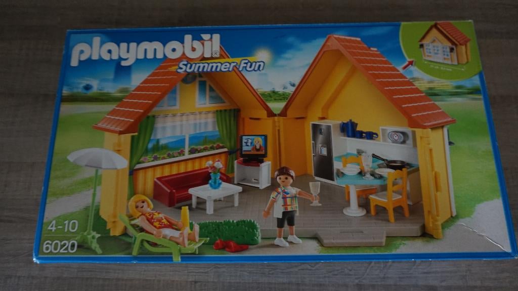 Playmobil Vakantiehuis 6020, Ophalen of Verzenden, Zo goed als nieuw, Complete set