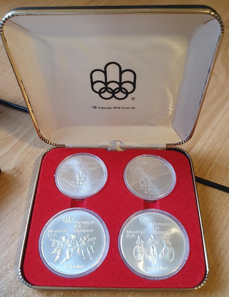1976 Montréal Olympics 1,2 kg zilver, Postzegels en Munten, Munten | Amerika, Setje, Noord-Amerika, Zilver, Ophalen of Verzenden