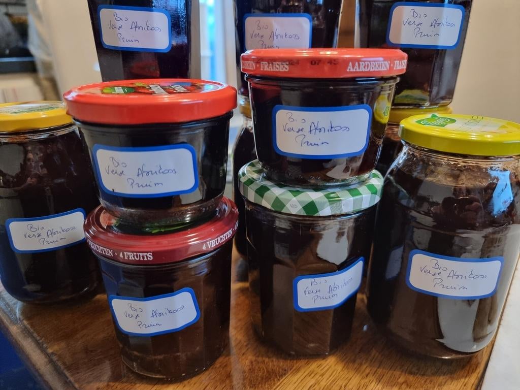 verse abrikoospruim marmelade bio, Diversen, Levensmiddelen, Ophalen of Verzenden