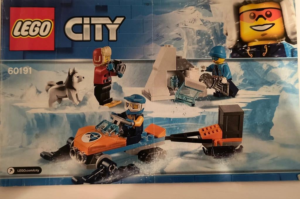 Lego city ijs 60191, Ophalen, Zo goed als nieuw, Complete set, Lego
