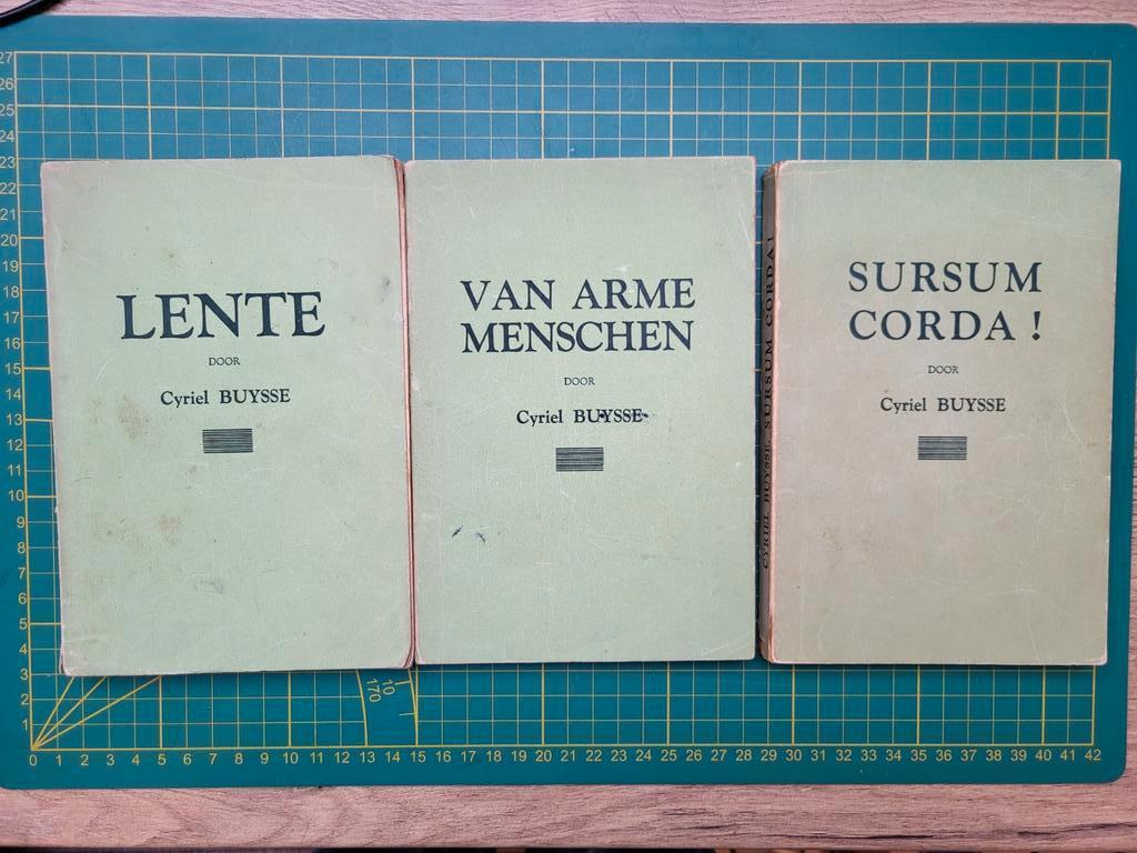 3x Cyriel Buysse - uitgaves De Lage Landen tijdens WOII, Ophalen of Verzenden