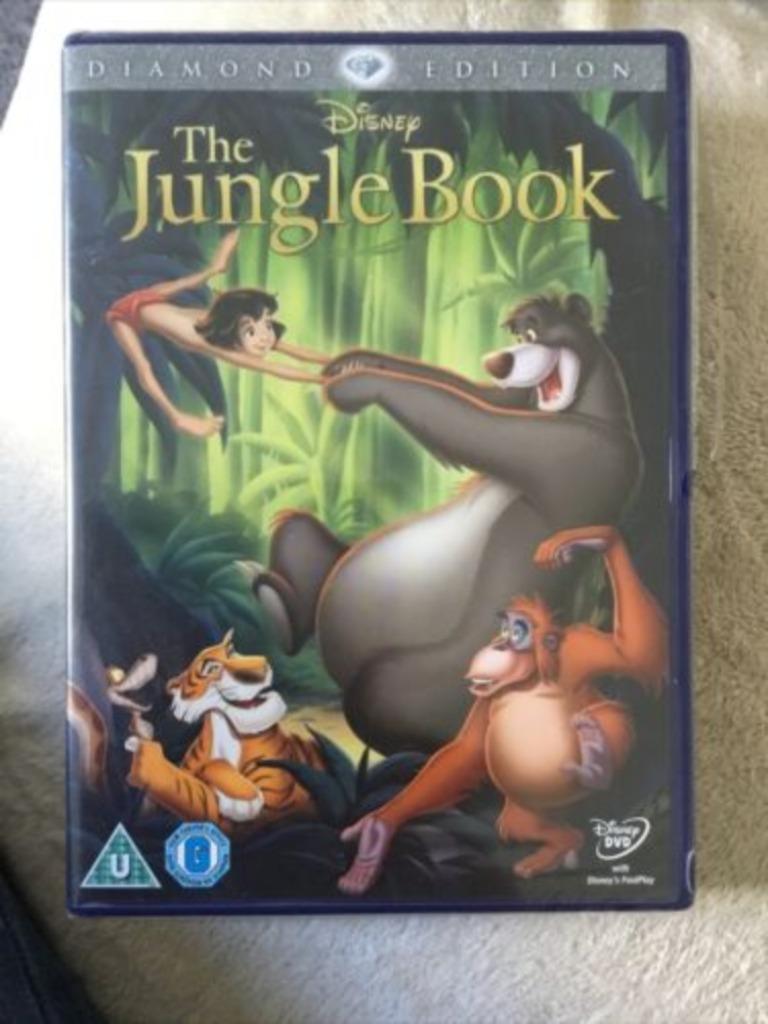 Walt Disney - THE JUNGLE BOOK  - DVD Diamond Edition 2 disc, Europees, Tekenfilm, Ophalen of Verzenden, Zo goed als nieuw