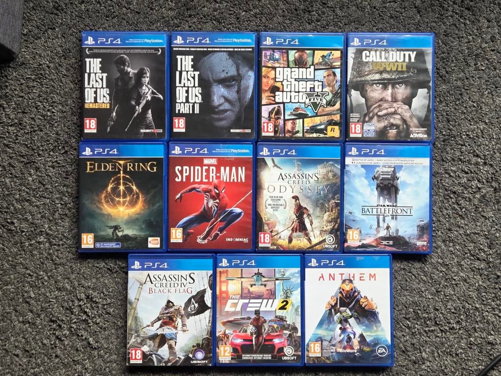 Playstation 4 games, Enlèvement