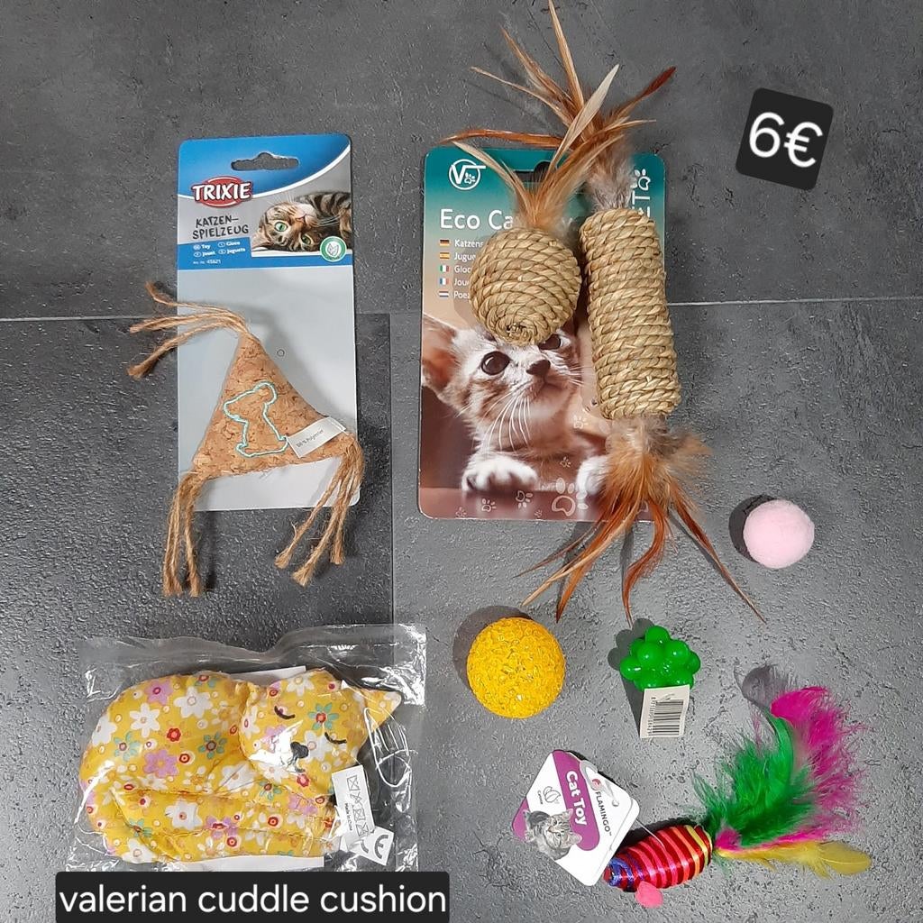 Kattenspeelgoed set, Animaux & Accessoires, Jouets pour chats, Enlèvement ou Envoi, Neuf