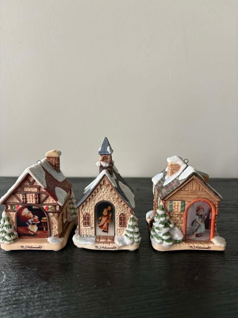Hummel Goebel, 3 huisjes, Collections, Enlèvement ou Envoi, Comme neuf, Hummel
