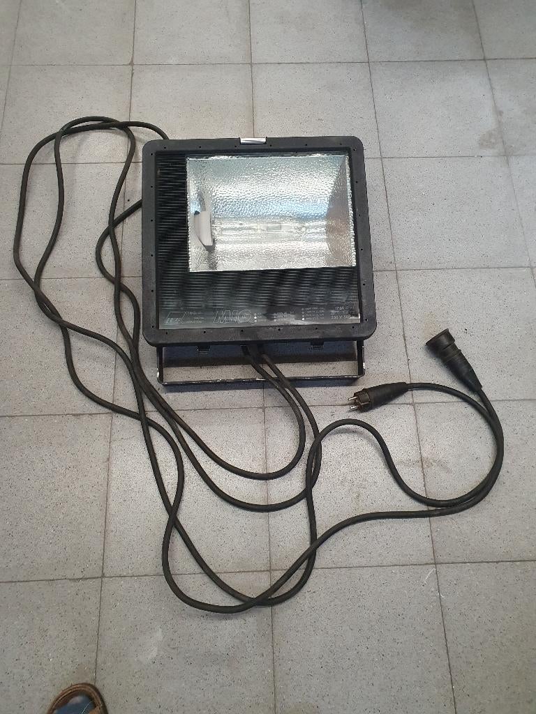 Industriële lamp Mig 400w    schijnwerper Klasse 1, Maison & Meubles, Enlèvement, Utilisé, Métal