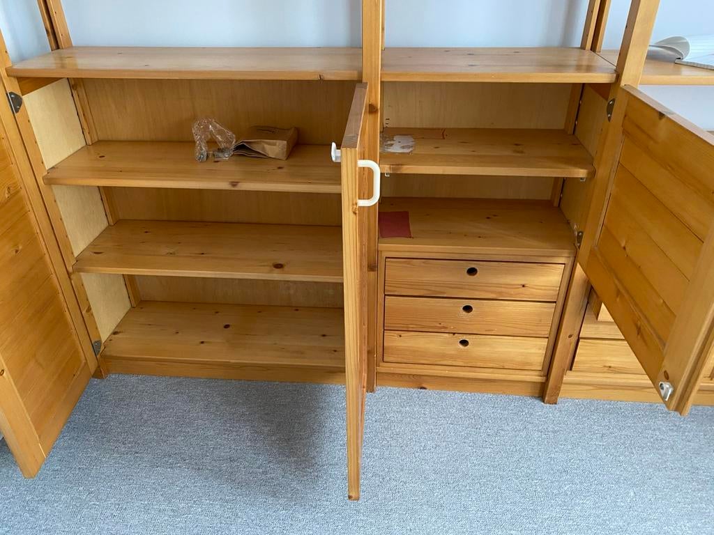 Lundia - modulair opgebouwde grenenhouten kast, Enlèvement, Utilisé