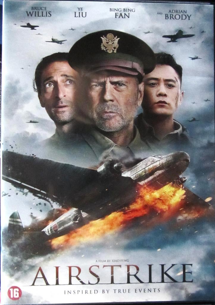 DVD OORLOG- AIRSTRIKE (BRUCE WILLIS) (ZELDZAAM), Cd's en Dvd's, Dvd's | Actie, Zo goed als nieuw, Oorlog, Alle leeftijden, Ophalen of Verzenden