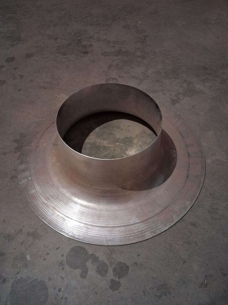 Aluminium plakplaat plat dak, Ophalen