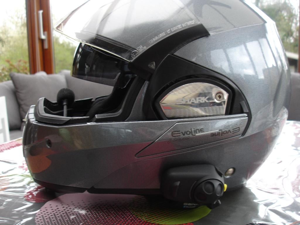 CASQUE SHARK EVOLINE RADIO ET TELEPHONIE L PARFAIT ETAT, Motos, Femmes, Seconde main, Enlèvement, L