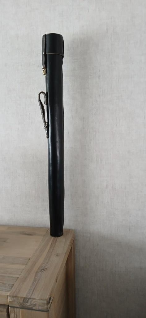 Keu koker leder zwart, Ophalen, Zo goed als nieuw, Overige typen