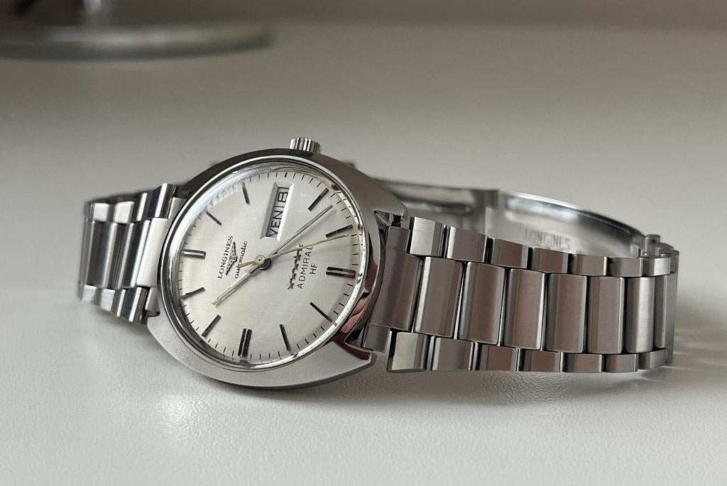 Longines Admiral HF 8345-3 - Automatic 5 stars (cal. 507), Bijoux, Sacs & Beauté, Montre-bracelet, Autres marques, Enlèvement ou Envoi