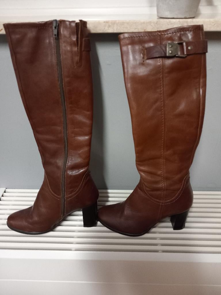 Dames laarzen, Kleding | Dames, Ophalen, Hoge laarzen, Bruin, Zo goed als nieuw