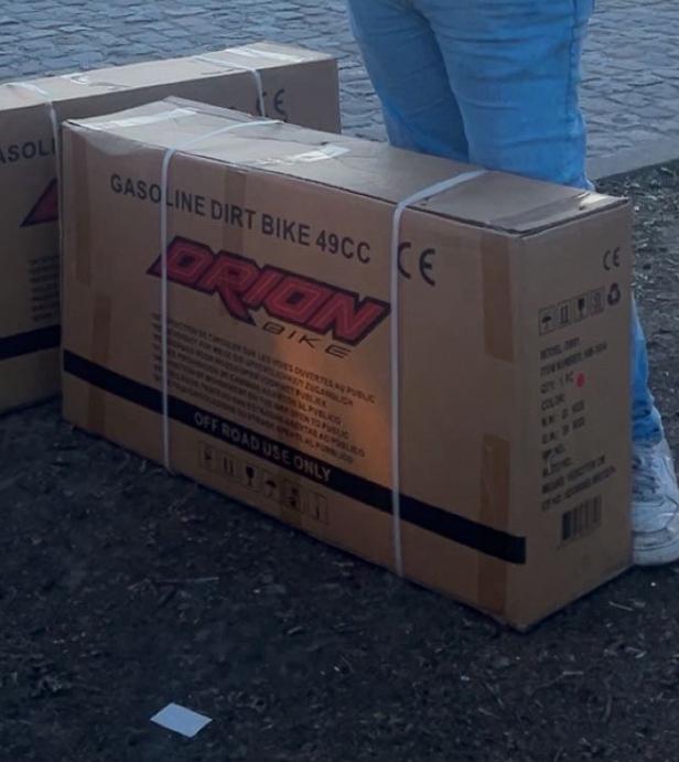 Pitbike (nieuw in de doos) tekoop/teruil, Ophalen of Verzenden, Nieuw, 49 cc, Pitbike