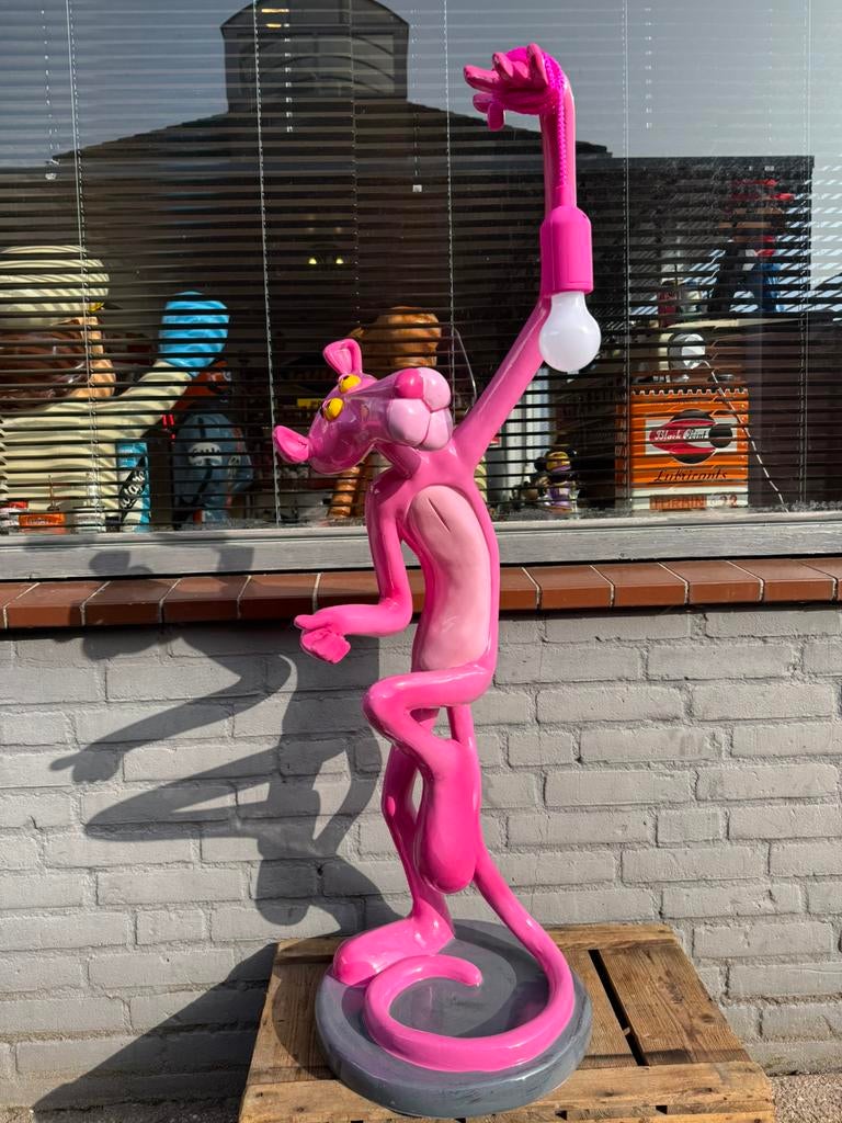 Groot Pink Panter beeld, Ophalen, Zo goed als nieuw, Dier