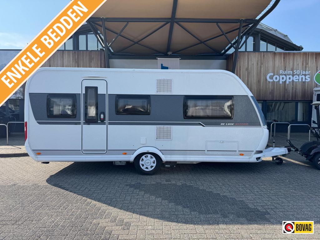 Hobby De Luxe Edition 495 UL 2018 MOVER + VOORTENT!, Caravans en Kamperen, Caravans, Rondzit, Hobby, Schokbreker, 4 tot 5 meter