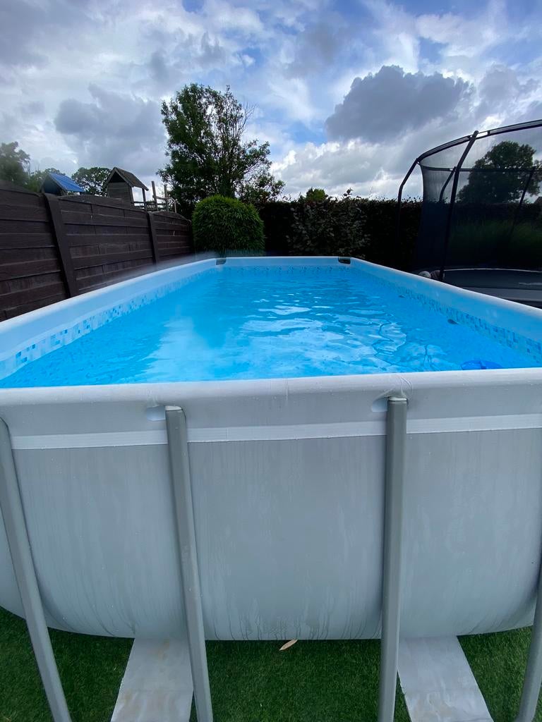 Zwembad Bestway, warmtepomp en allerlei, Gebruikt, 200 tot 300 cm, Rechthoekig, Ophalen