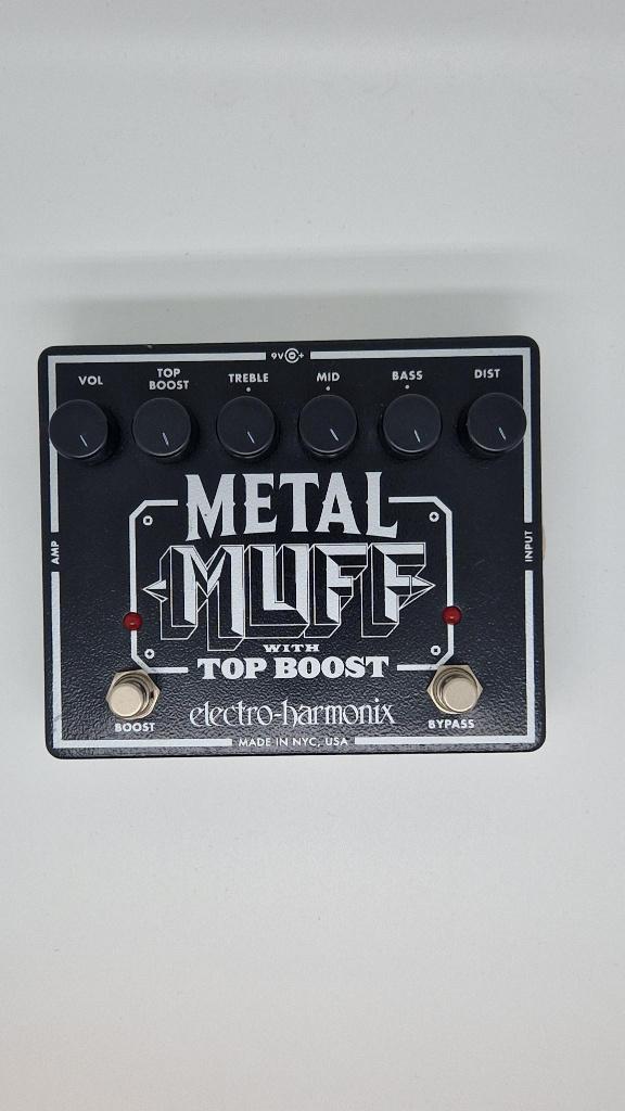 Electro Harmonix Metal Muff With Top Boost, Enlèvement ou Envoi, Utilisé, Distortion, Overdrive ou Fuzz