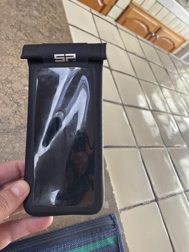 Waterdicht hoesje gsm voor op de fiets, Telecommunicatie, Ophalen of Verzenden, Zo goed als nieuw