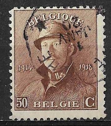 België OPC 174 Z.M. Koning Albert I, Ophalen of Verzenden, Gestempeld, Koninklijk huis