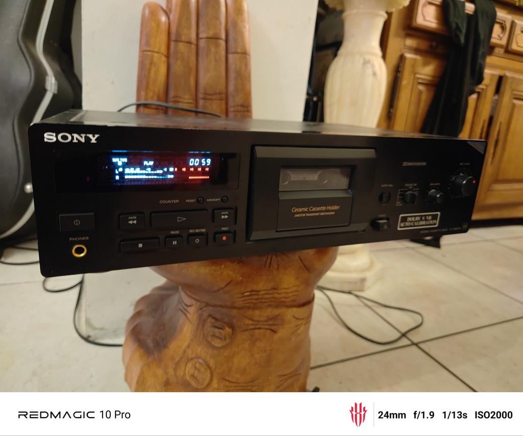 Deck cassette Sony TC-KB820S, Audio, Tv en Foto, Cassettedecks, Ophalen of Verzenden, Sony