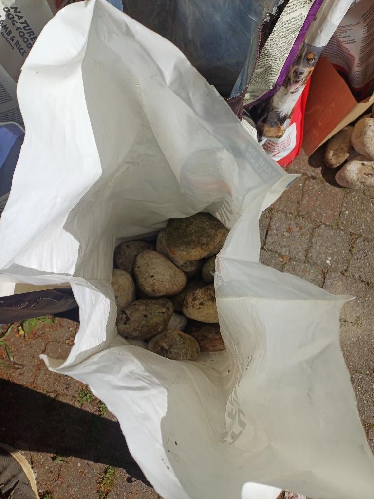 Witte sierstenen, Ophalen, Gebruikt, Wit, Kei