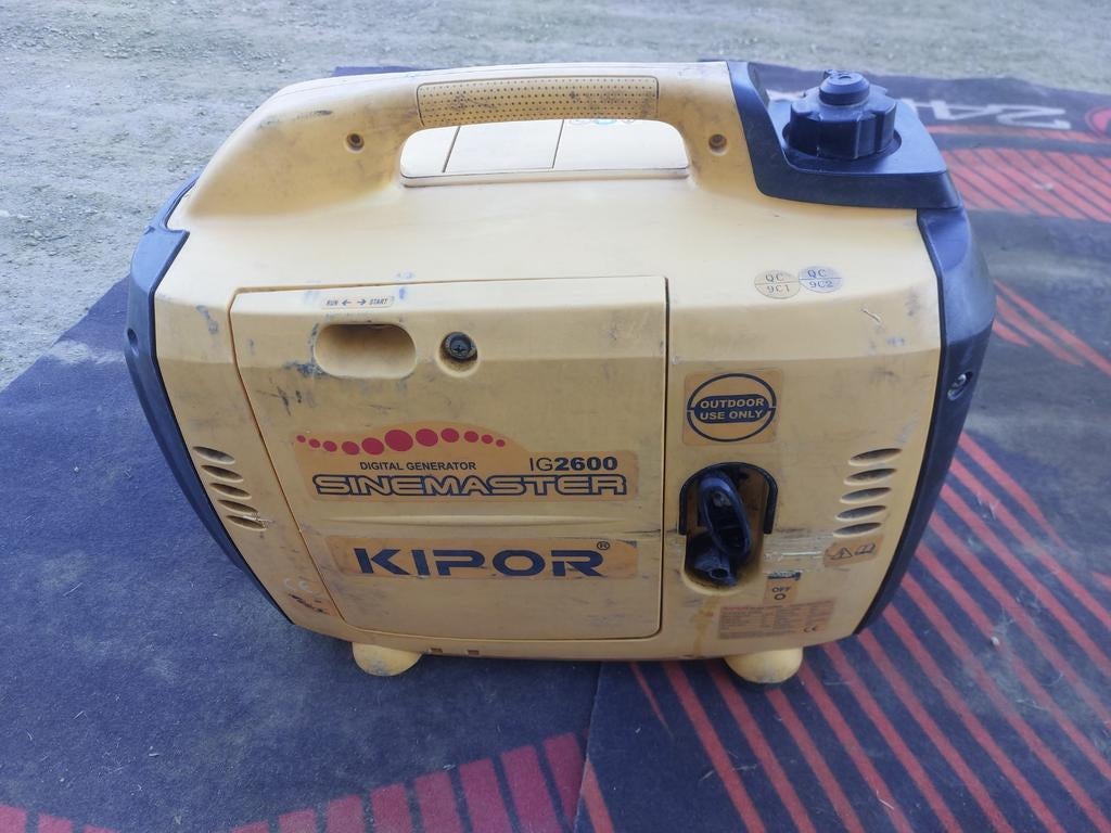 Kipor ig2600 inverter generator, stroomgroep, Doe-het-zelf en Bouw, Aggregaten, Ophalen