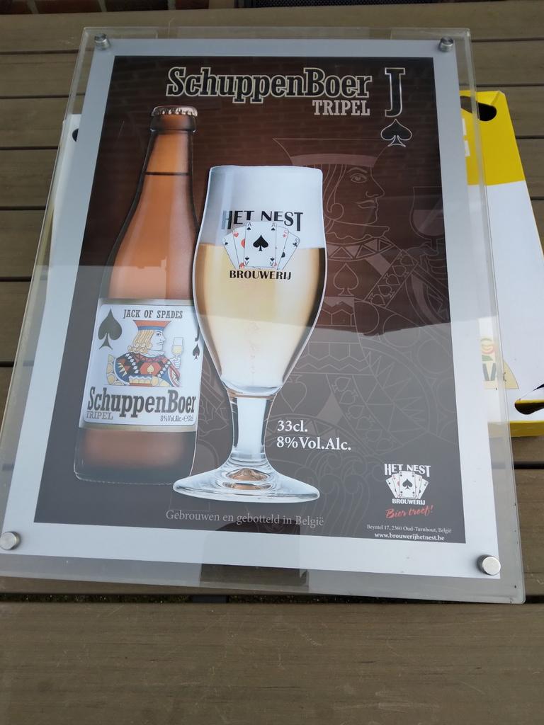 Publicité lumineuse de Schuppenboer, Collections, Marques de bière, Enlèvement ou Envoi