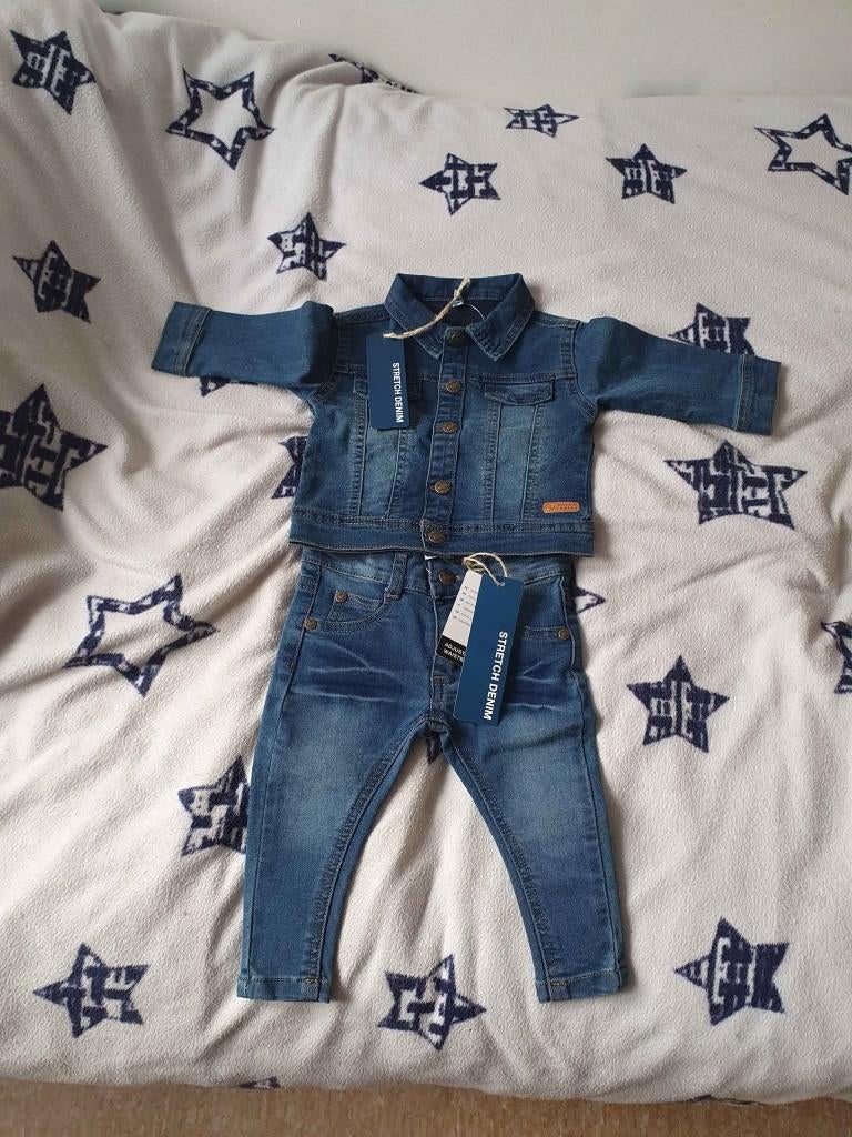 Meisjes jeansbroek en jeans vest nieuw maat 68, Enfants & Bébés, Vêtements de bébé | Taille 68, Enlèvement, Neuf