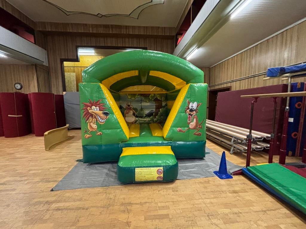 Springkasteel mini bouncer overdekt jungle, Hobby & Loisirs créatifs, Enlèvement, Comme neuf