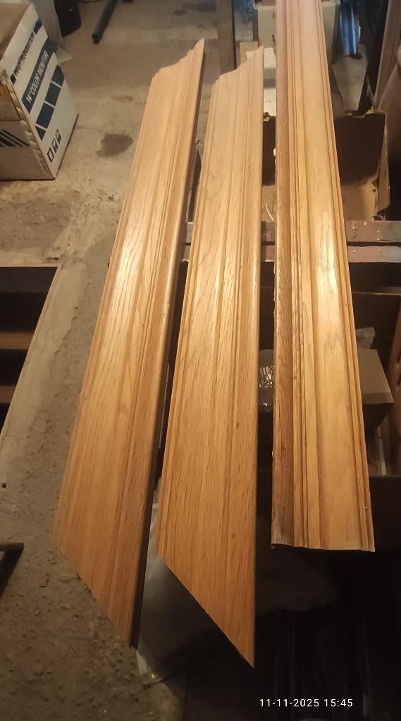 Eiken chambranten, Enlèvement, Utilisé, Bois