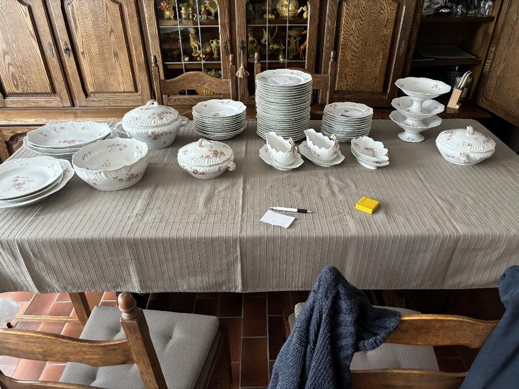 Vaisselle Fuisseaux Baudour, Antiquités & Art, Enlèvement