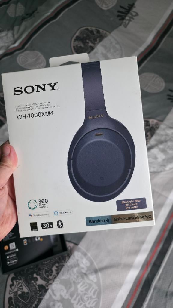 Sony WH1000XM4L.CE7, TV, Hi-fi & Vidéo, Casques audio, Enlèvement ou Envoi, Supra-aural, Sony, Bluetooth