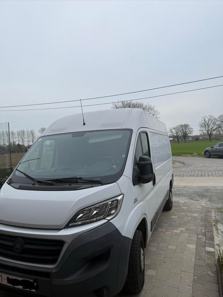 Fiat Ducato 2014, Auto's, Bestelwagens en Lichte vracht, Voorwielaandrijving, Euro 5, Stof, Wit