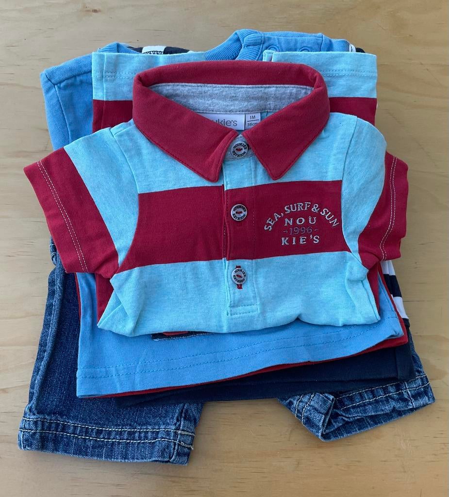 Lot 5 vêtements bébé garçon…. 56 cm / 1 mois, Enfants & Bébés, Vêtements de bébé | Taille 56, Utilisé, Garçon, Pantalon, Enlèvement