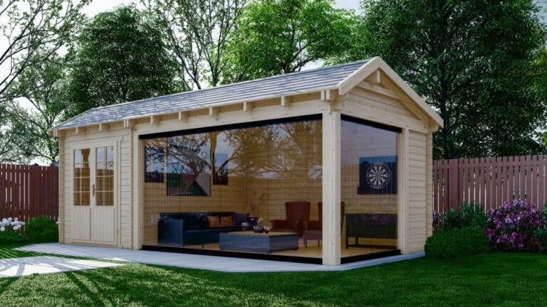 Cabane en rondins NEW Barn G6734K, Hobby & Loisirs créatifs, Hobby & Loisirs Autre, Neuf, Envoi