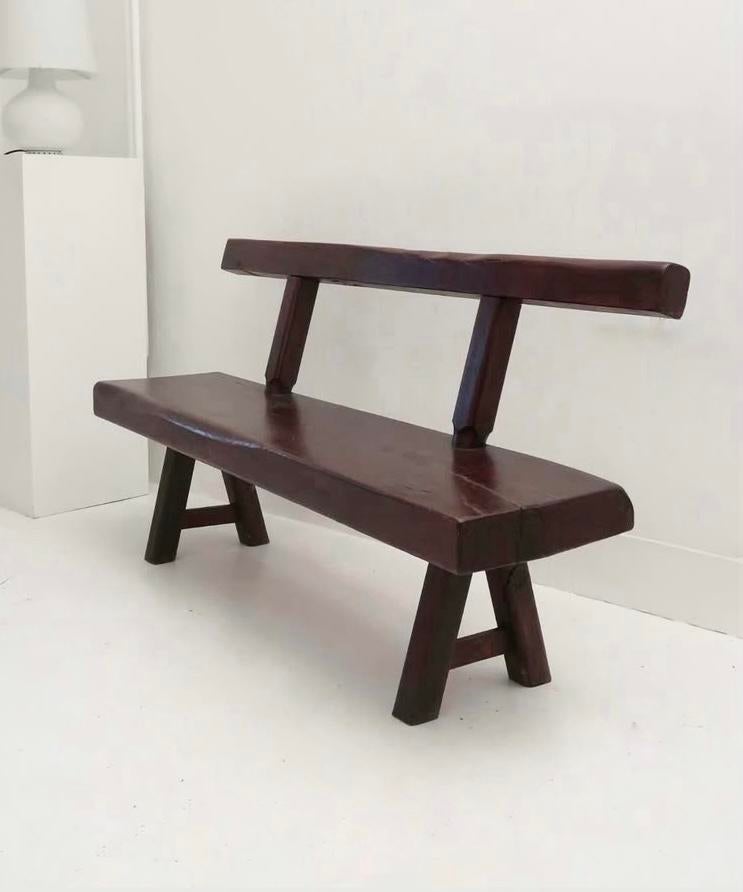 Mobichalet bank, Ophalen, Zo goed als nieuw, Hout