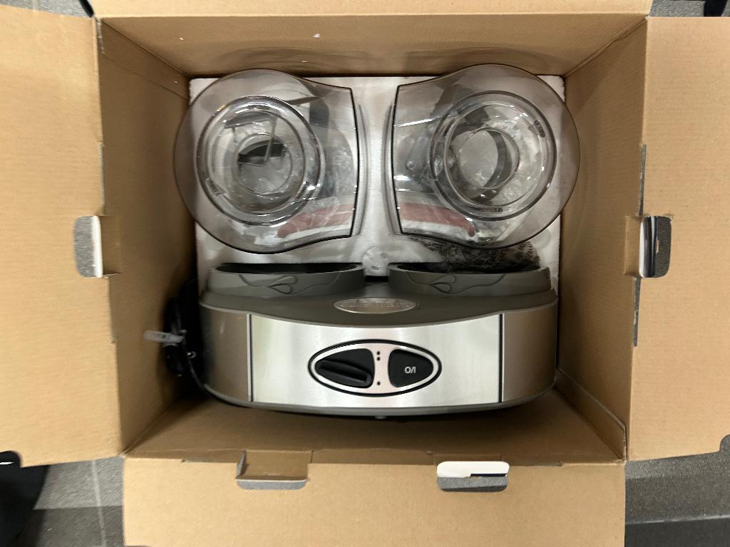 Ijsmachine cuisinart, Elektronische apparatuur, Ophalen of Verzenden, Zo goed als nieuw, Koelelement