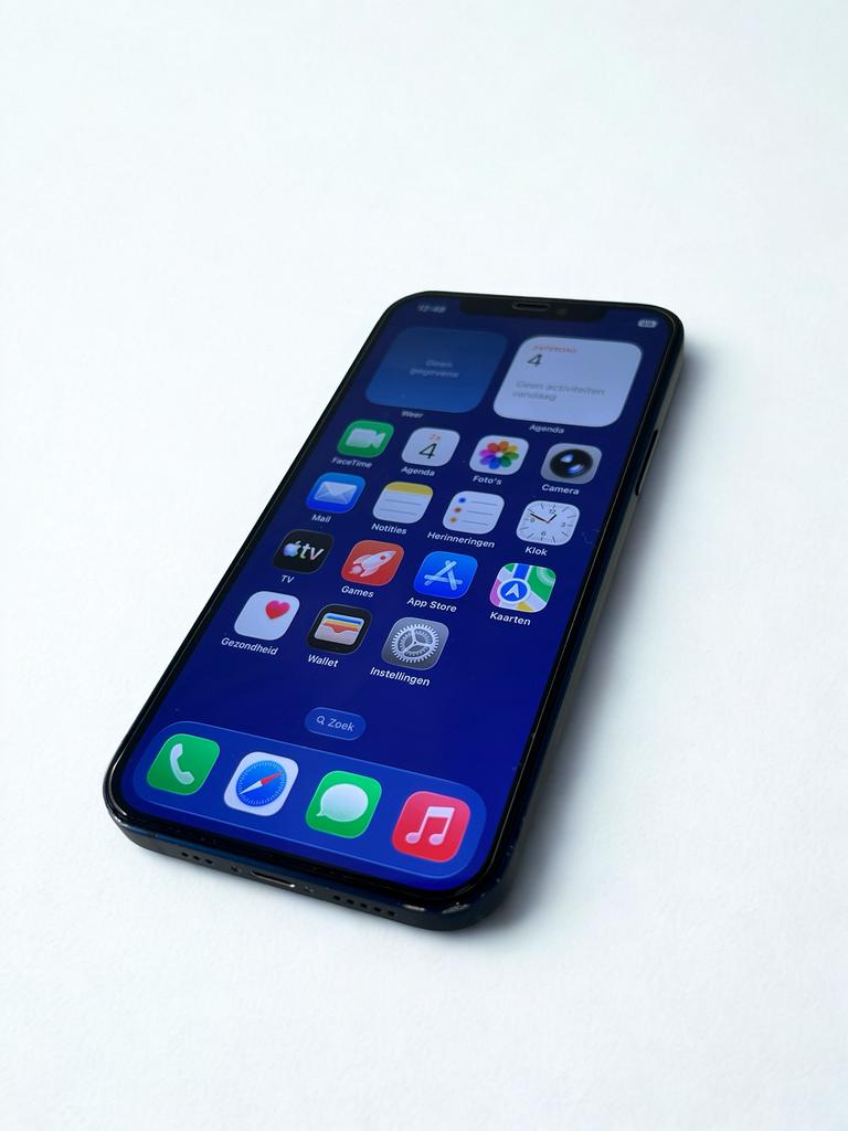 iPhone 12 - 128 Go - Bleu - Package complet, Télécoms, Téléphonie mobile | Apple iPhone, 128 GB, Comme neuf, Enlèvement, IPhone 12