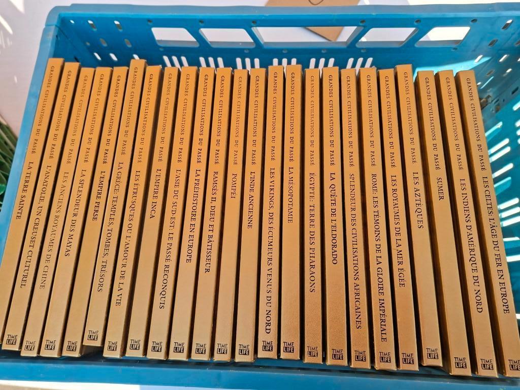 Grandes Civilisations du passé en 24 volumes, Autres régions, 14e siècle ou avant, Comme neuf, Enlèvement