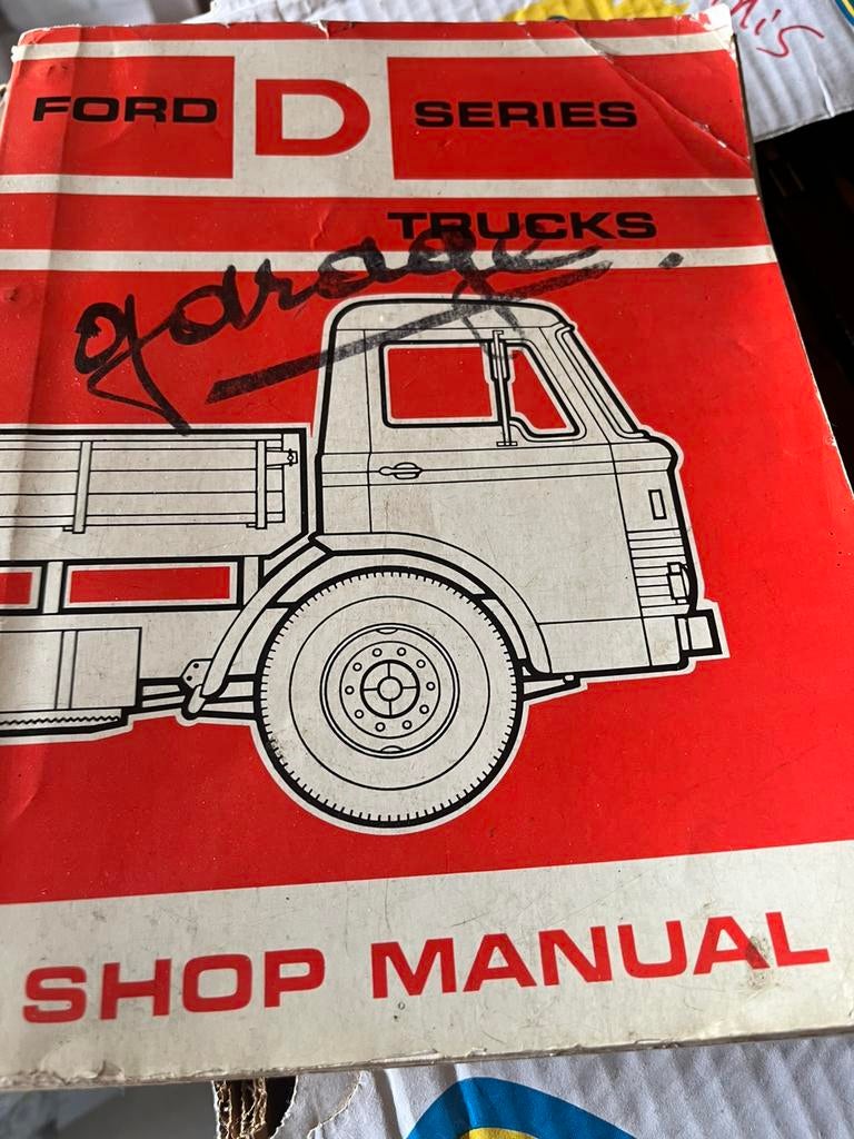 Ford  d serie werkboek, Livres, Autos | Brochures & Magazines, Enlèvement, Utilisé, Ford
