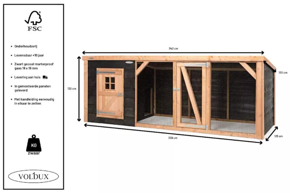 Kippenren Milan, Ophalen of Verzenden, Nieuw, Kippenhok of Kippenren
