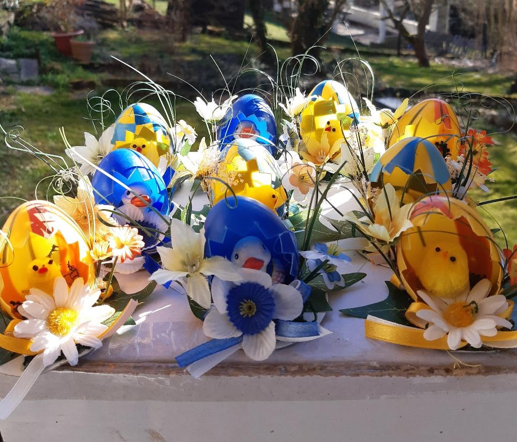 Lot de 10 oeufs de Pâques, Enlèvement, Neuf