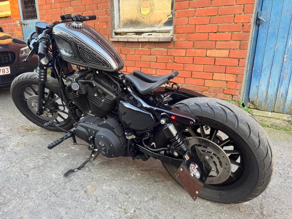 Harley Davidson Sportster Iron 883 Geüpgraded naar 1200cc, Motos, 2 cylindres, Particulier, Éclairage LED, Autre
