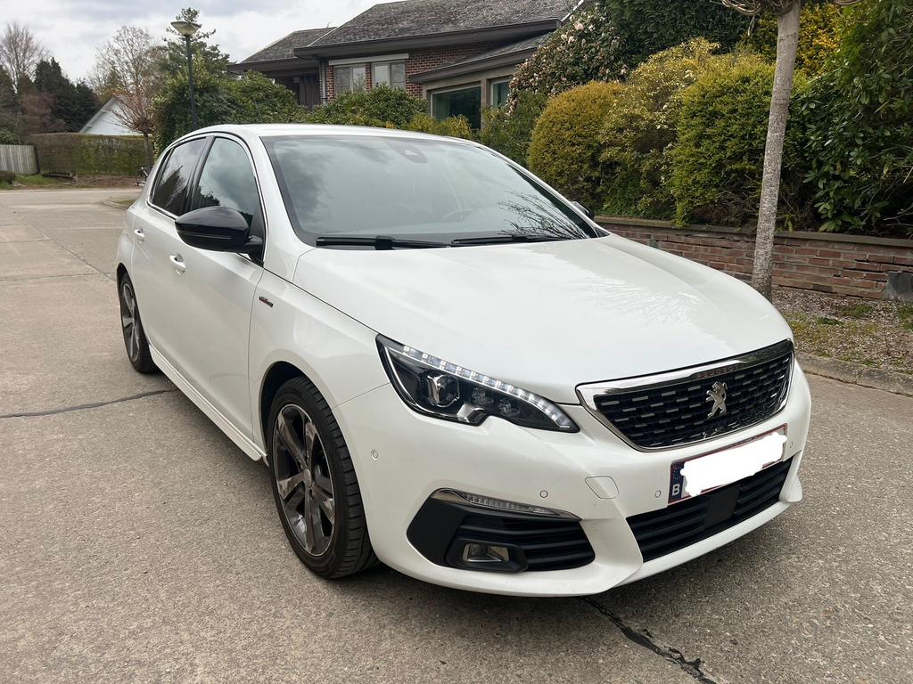 Peugeot 308GT LINE/2.0HDI/190.000KM/2018/Euro6B, Autos, Achat, Boîte manuelle, Noir, 5 portes