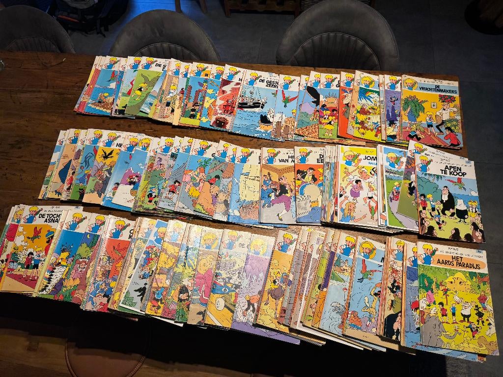 Jommeke strips - 102 stuks, Boeken, Stripverhalen, Jef Mys, Meerdere stripboeken, Ophalen, Gelezen