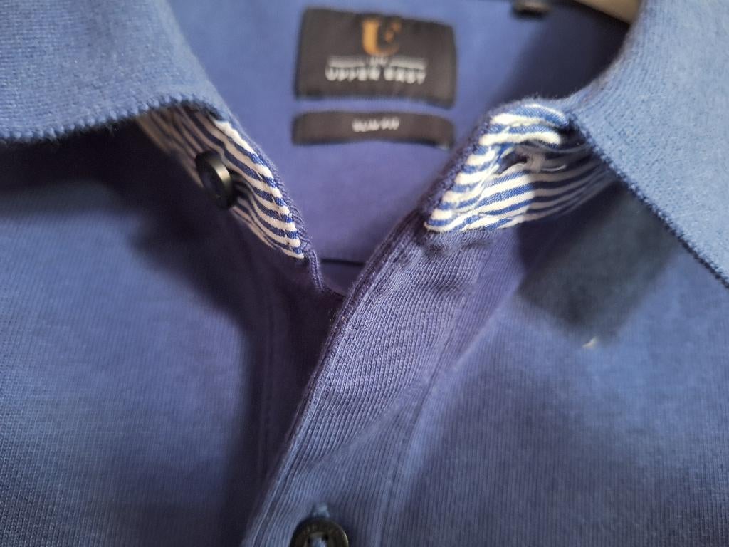 Upper East XL polo met lange mouwen, Ophalen of Verzenden, Nieuw, Blauw, Upper east