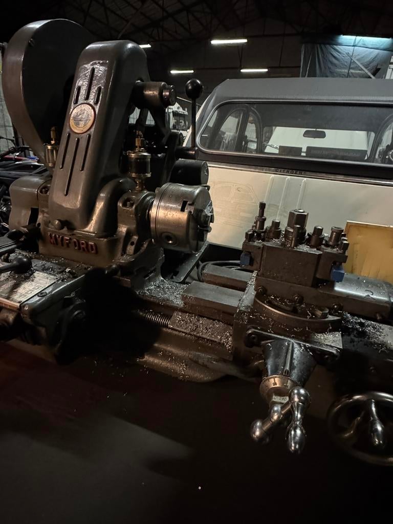 Myford 230V perfect werkend 2200 euro, Doe-het-zelf en Bouw, Draaibanken, Ophalen, Metaaldraaibank, Minder dan 500 mm